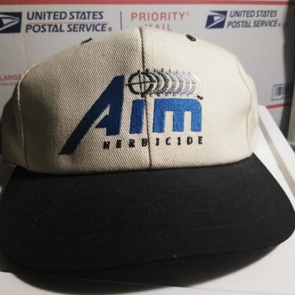 Aim Herbicide Farm Trucking Adjustable Strap Back Hat